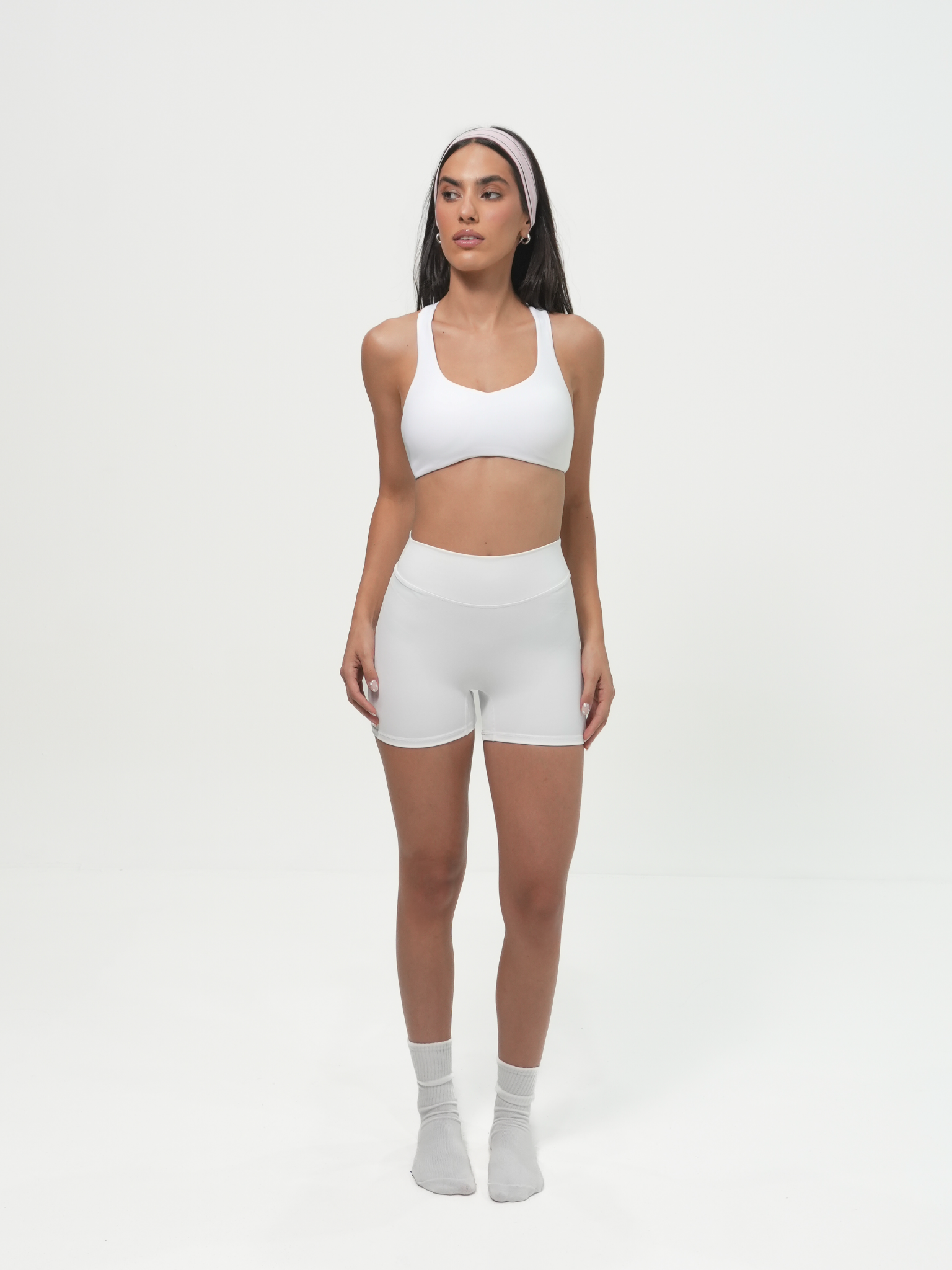 Set Poise Cropped Top + Fitted Short