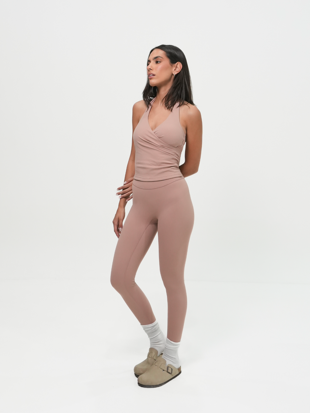Set Poise Draped Top + Sleek Legging