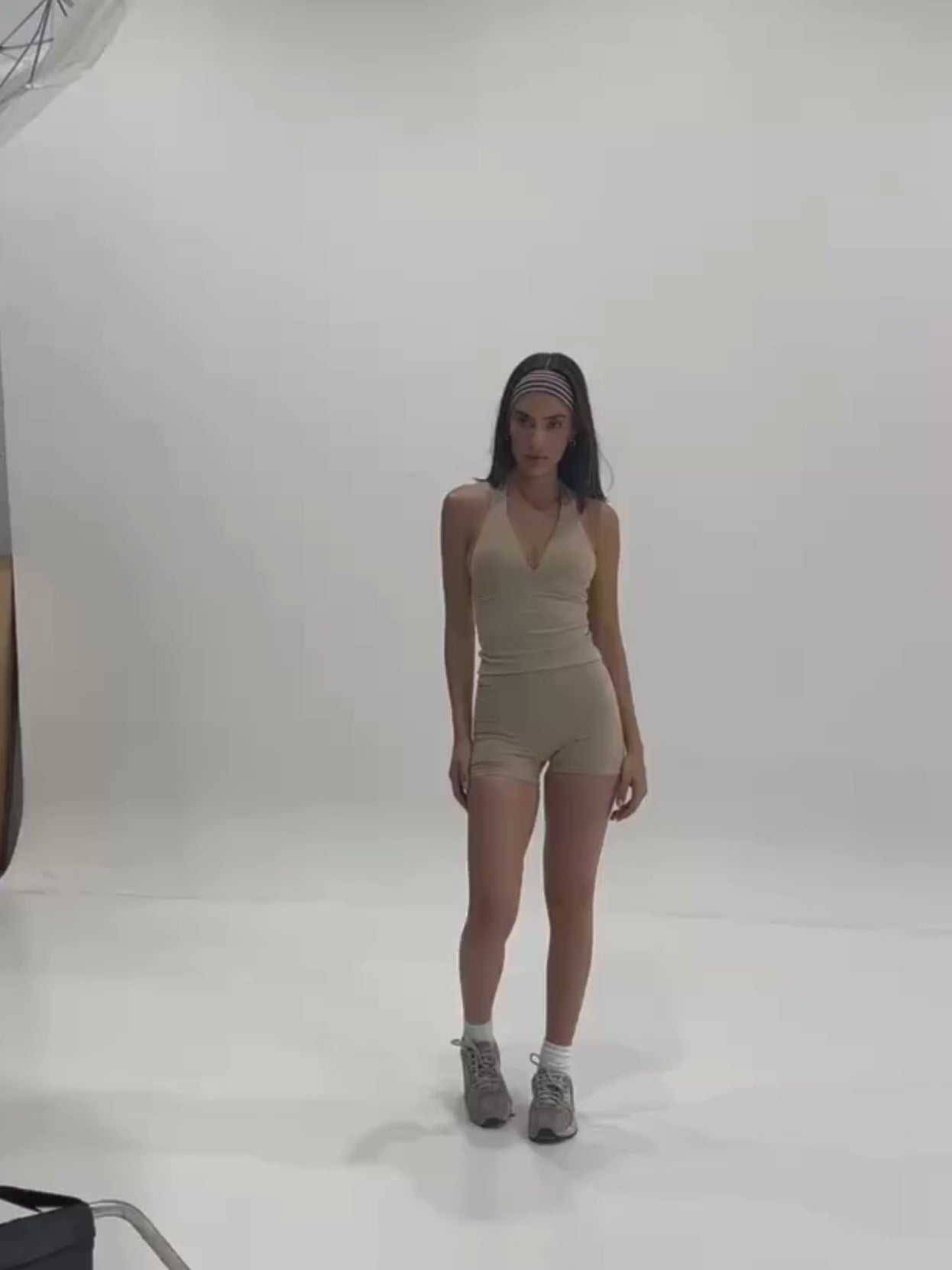 Set Poise Clean Top + Fitted Short